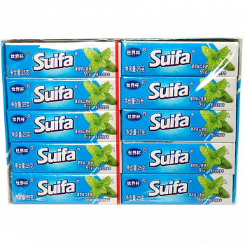 Жевательная резинка "Суифа" Мятная 25гр 1шт/20уп