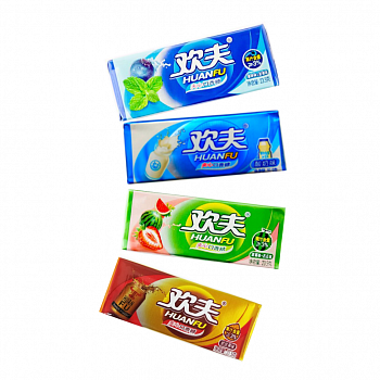 Жевательная резинка Huanfu ассорти 1шт/40уп